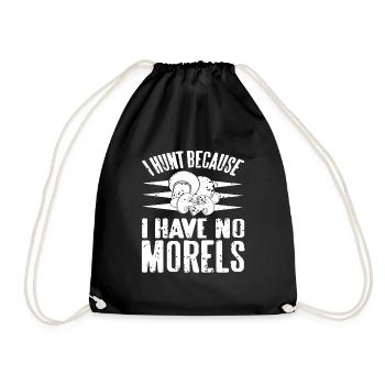 Je chasse parce que je n’ai pas de morilles Mushroom Hunter - Sac de sport léger - noir - Devant