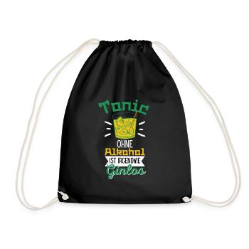 Tonic Sans alcool est en quelque sorte Ginlos Gin - Sac de sport léger - noir - Devant