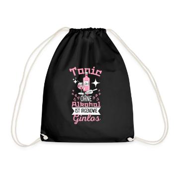 Tonic Sans alcool est en quelque sorte Ginlos Gin - Sac de sport léger - noir - Devant