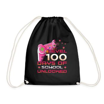 100th Day Gamer Gaming Happy 100 Days Of School - Sac de sport léger - noir - Devant