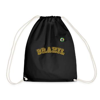 Retro Style Brésil Football Team Brasil Fan de football - Sac de sport léger - noir - Devant