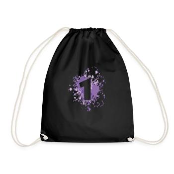 Numéro La 1ère éclaboussure de couleur - Sac de sport léger - noir - Devant