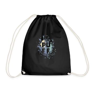 Des éclaboussures de peinture - Sac de sport léger - noir - Devant