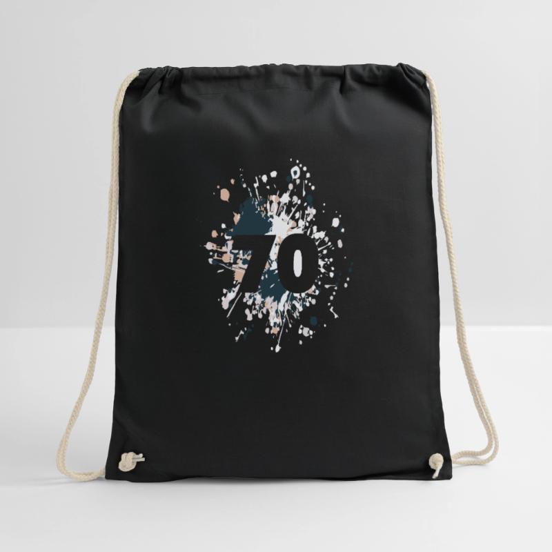 Numéro 70e éclaboussure de couleur Sac de sport léger