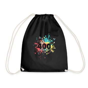 Status Mood Restful 400 Bad Request Color Splash - Drawstring Bag - black - Front