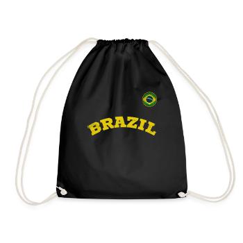 Retro Style Brésil Football Team Brasil Fan de football - Sac de sport léger - noir - Devant