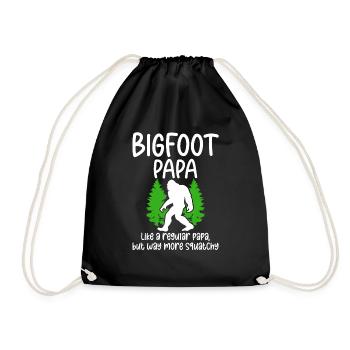 Bigfoot Party fournit Bigfoot Papa - Sac de sport léger - noir - Devant
