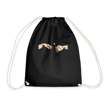 Darts Team Darts Club Funny Darts Evening - Drawstring Bag - black - Front