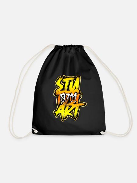 Stuttgart 0711 - Drawstring Bag - black