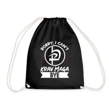 Krav Maga Apparel Israeli Self - Drawstring Bag - black - Front