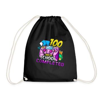 Le jeu du 100e jour des élèves complète 100 jours d’école - Sac de sport léger - noir - Devant