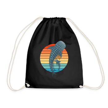 Dolphin Devotee Environmentalist Conservationists - Drawstring Bag - black - Front