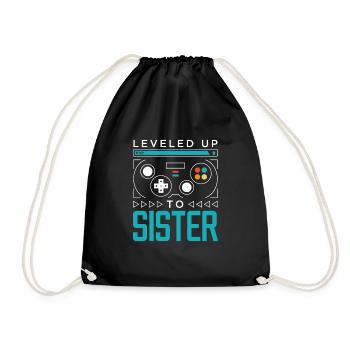 Mis à niveau à Sister Gamer Sibling Gaming sis - Sac de sport léger - noir - Devant