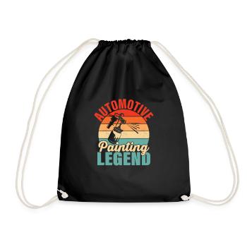 Automotive Painting Legend Auto Body Painter Tech - Turnbeutel - Schwarz - Vorne