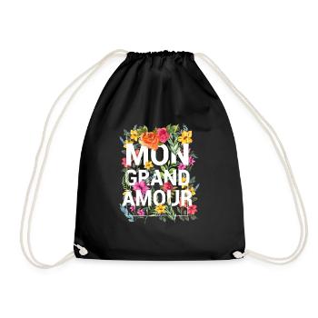 Amour Pour Toujours Saint Valentin - Sac de sport léger - noir - Devant