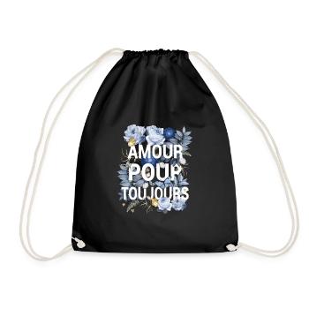 Amour Pour Toujours Saint Valentin - Sac de sport léger - noir - Devant