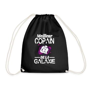 Meilleur Copain De La Galaxie Saint - Sac de sport léger - noir - Devant