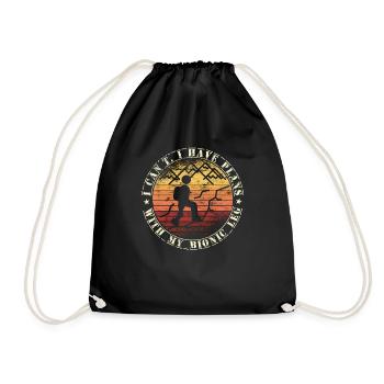 Chirurgie de prothèse d’humour amputée Amputation - Sac de sport léger - noir - Devant