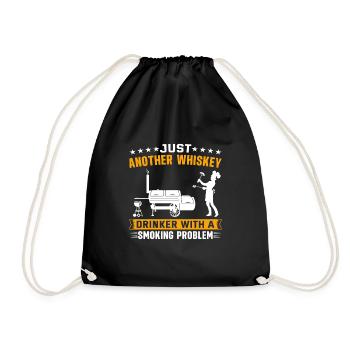 BBQ BBQ Gift - Drawstring Bag - black - Front