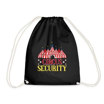 Circus Party Accessories - Carnival Staff - Drawstring Bag - black - Front