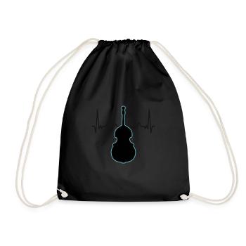 Contrabass - Drawstring Bag - black - Front