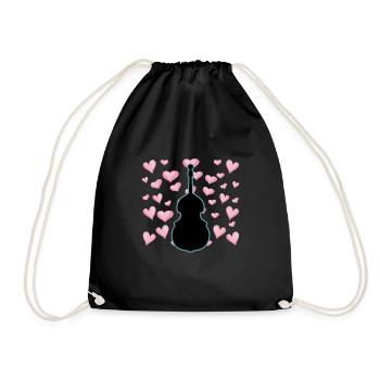 Contrabass - Drawstring Bag - black - Front