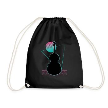 Contrabass - Drawstring Bag - black - Front