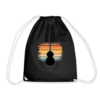 Contrabass - Drawstring Bag - black - Front