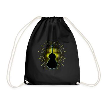 Contrabass - Drawstring Bag - black - Front