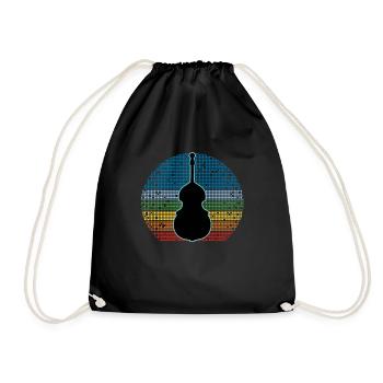 Contrabass - Drawstring Bag - black - Front