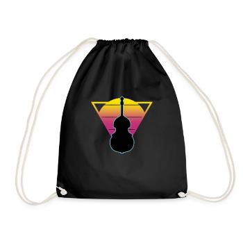 Contrabass - Drawstring Bag - black - Front