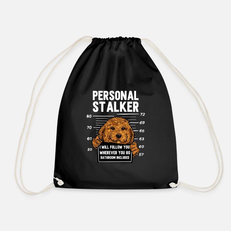 Cavapoo Cavoodle Capoodle Hund - Turnbeutel - Schwarz