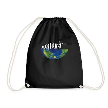 Badminton Idée cadeau Sport Design - Sac de sport léger - noir - Devant