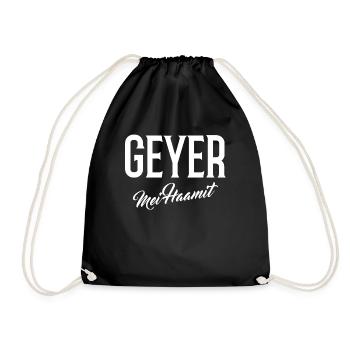 Geyer mei haamit - Turnbeutel - Schwarz - Vorne