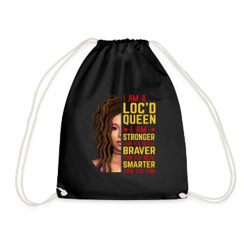 Pride History Black Month African Cult - Drawstring Bag - black - Front