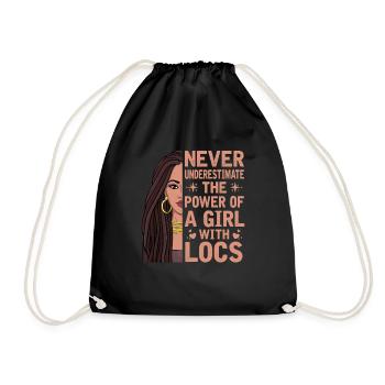 African Cultures LOCD Pride History Schwar - Drawstring Bag - black - Front