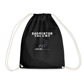 Badminton Idée cadeau Sport Design - Sac de sport léger - noir - Devant