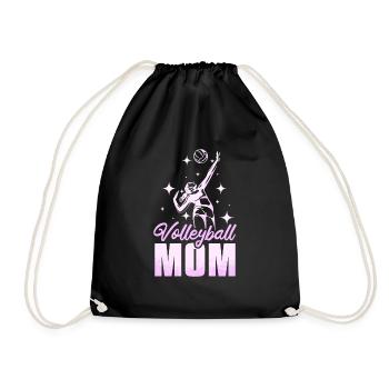 Mothers day Mommy Volleyball Mom - Turnbeutel - Schwarz - Vorne