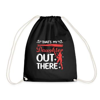C’est ma fille là-bas - Sac de sport léger - noir - Devant