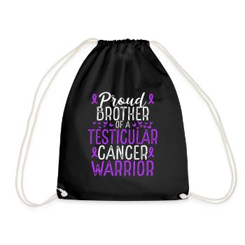 Sensibilisation au cancer du testicule pour Brother Ribbon - Sac de sport léger - noir - Devant