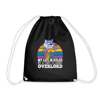 Ma vie est gouvernée par un petit seigneur Flurry LGBTQ - Sac de sport léger - noir - Devant