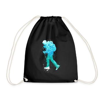Splash Winter Hiking - Drawstring Bag - black - Front