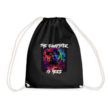 Gangster dans la ville 2 - Sac de sport léger - noir - Devant