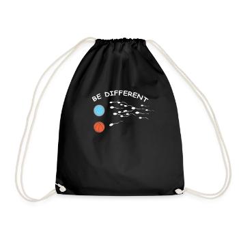 Basketball Geschenkidee Sport Design - Turnbeutel - Schwarz - Vorne