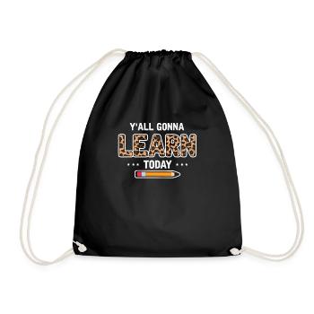 Nouveauté Vous allez tous apprendre aujourd’hui Éducateurs - Sac de sport léger - noir - Devant