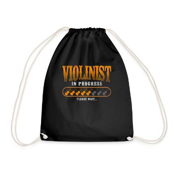 Violon Violoniste Violoniste Vintage Violoniste - Sac de sport léger - noir - Devant
