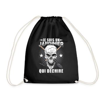 Je Suis Un Jardinier Qui Déchire Jardin Jardinage - Sac de sport léger - noir - Devant