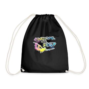 Awesome since 1967. Wakeboard Lifestyle Vintage - Turnbeutel - Schwarz - Vorne