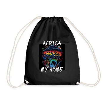 L’Afrique, ma maison 3 - Sac de sport léger - noir - Devant