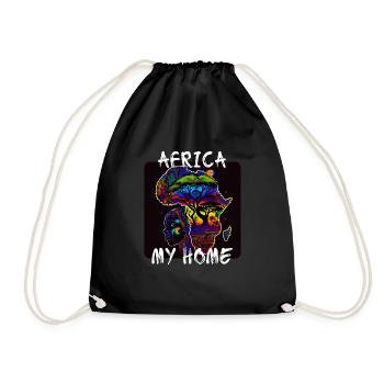 L’Afrique, ma maison 5 - Sac de sport léger - noir - Devant